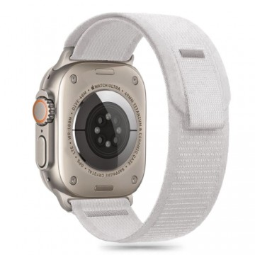 Tech-Protect Nylon Stripe Strap for Apple Watch 6 | 7 | 8 | 9 | 10 | SE | Ultra 1 | 2 (44 | 45 | 46 | 49 MM) - Gray