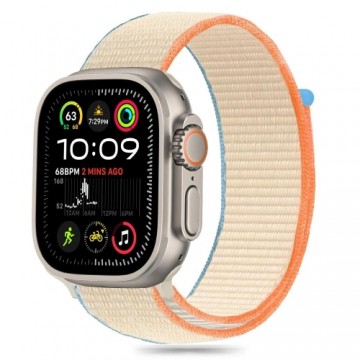 Tech-Protect Nylon Strap for Apple Watch 6 | 7 | 8 | 9 | 10 | SE | Ultra 1 | 2 (44 | 45 | 46 | 49 MM) - Beige