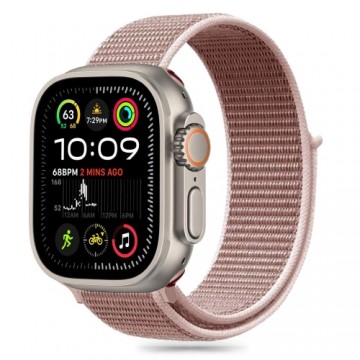 Tech-Protect Nylon Strap for Apple Watch 6 | 7 | 8 | 9 | 10 | SE | Ultra 1 | 2 (44 | 45 | 46 | 49 MM) - Pink