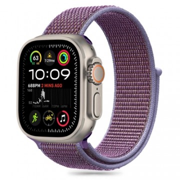 Tech-Protect Nylon Strap for Apple Watch 6 | 7 | 8 | 9 | 10 | SE | Ultra 1 | 2 (44 | 45 | 46 | 49 MM) - Purple