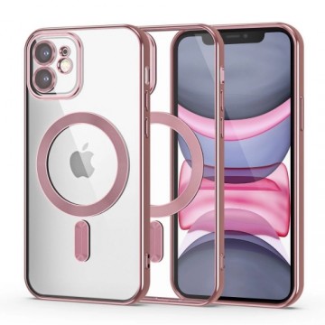 Tech-Protect MagShine Line MagSafe case for iPhone 11 - pink