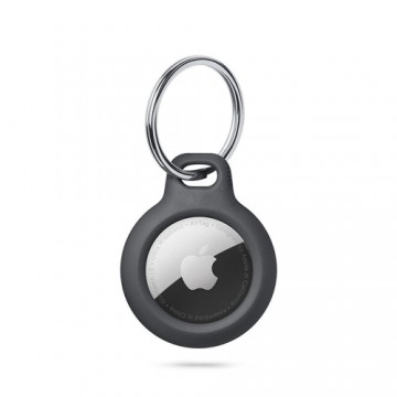 Tech-Protect Rough case for Apple AirTag with ring - black