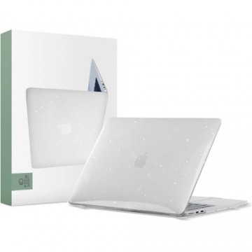 Tech-Protect SmartShell case for MacBook Air 13&quot; M2 | M3 | 2022-2024 - transparent and glitter