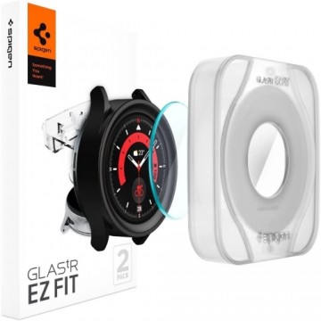 TEMPERED GLASS Spigen GLAS.TR "EZ-FIT" 2-PACK GALAXY Watch 5 PRO (45 MM)