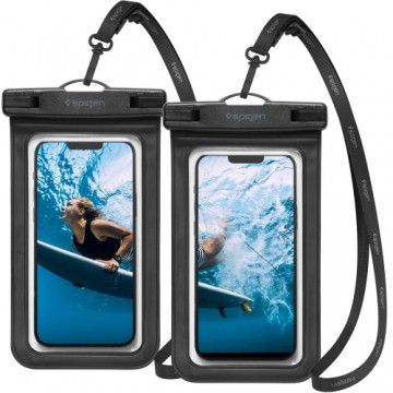 Spigen Spigen Aqua Shield A601 case waterproof IPX8 - black 2 pcs.