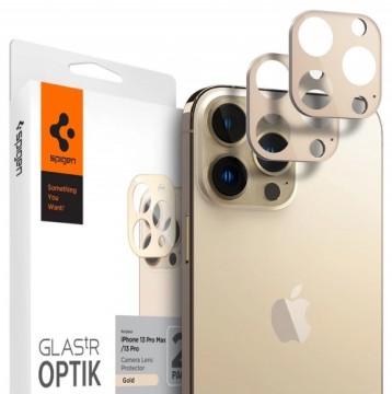 CAMERA COVER Spigen OPTIK.TR CAMERA PROTECTOR 2-PACK IPHONE 13 PRO | 13 PRO MAX GOLD