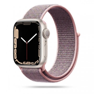 Tech-Protect Nylon Strap for Apple Watch 4|5|6|7|8|9|SE (38|40|41 mm) - Pink