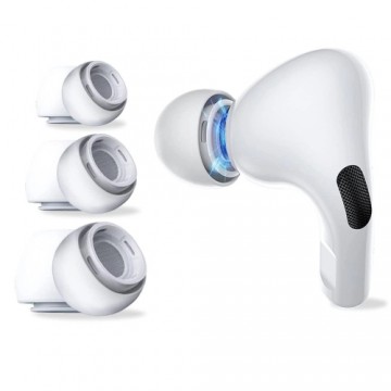 Tech-Protect Ear Tips for AirPods Pro 1 | 2 in sizes S | M | L - white (3 pcs.)