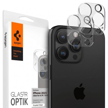 Spigen Optik.tR Camera Protector for iPhone 14 Pro | Pro Max | 15 Pro | Pro Max - transparent 2 pcs.