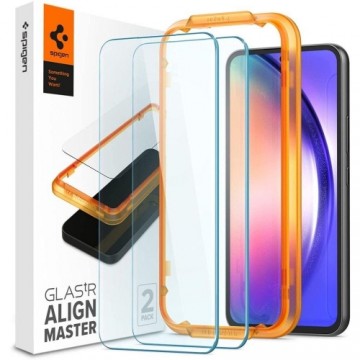 TEMPERED GLASS Spigen ALM GLAS.TR 2-PACK GALAXY A54 5G CLEAR