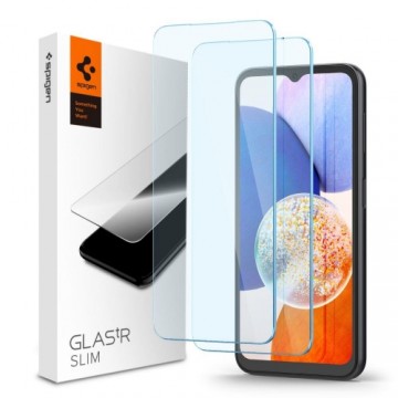 TEMPERED GLASS Spigen GLAS.TR SLIM 2-PACK GALAXY A14 5G CLEAR