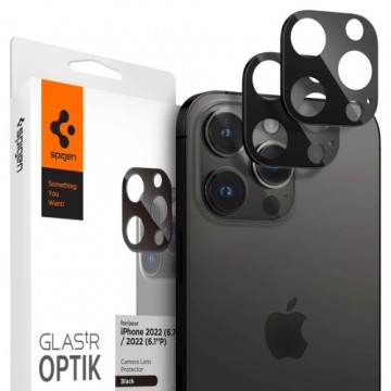 Spigen Optik. TR Camera Protector Camera tempered glass (2 pcs) iPhone 14 Pro | 14 Pro Max black