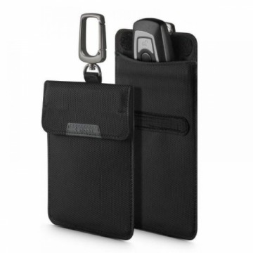 Spigen Pouch Keyless RFID Signal Blocker Klatka Faradaya czarny|black AFA03754