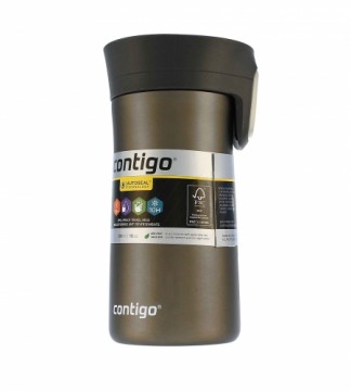 Contigo Pinnacle Insulated Travel Mug 300ml Transparent Matte Latte