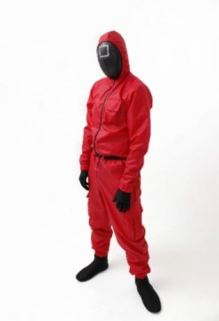 GoodBuy Costume from the movie series Squid Game red L size