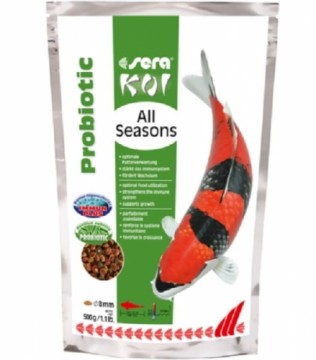 Корм для прудовых рыб : Sera KOI All Seasons Probiotic 500 г