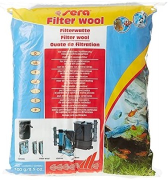 Filter wool for aquarium : Sera Filter wool, 100g