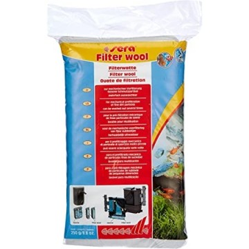 Filter wool for aquarium : Sera Filter wool, 250g