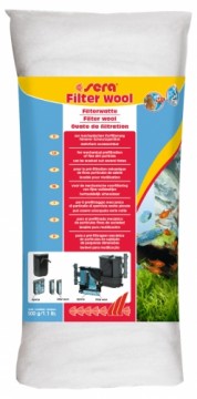 Filter wool for aquarium : Sera Filter wool, 500g