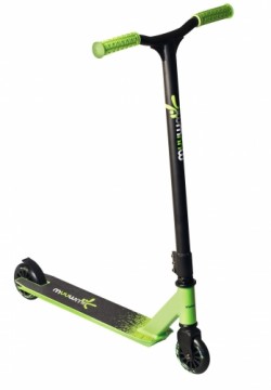 Muuwmi Stuntscooter skrejritenis 100 mm, melns/zaļš - AU 399