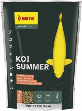 Barība dīķa zivīm - Sera KOI Professional Summer Food, 2200g