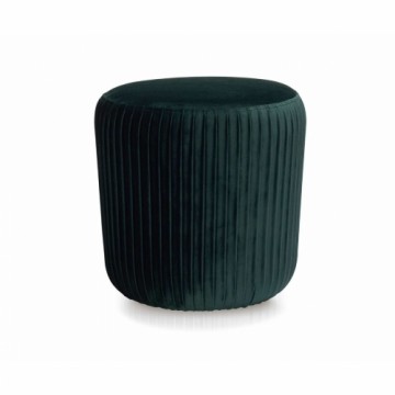 Pouffe Alexandra House Living Dark green Polyester Velvet Foam Wood 40 x 40 x 40 cm