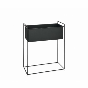 Planter with stand Alexandra House Living Black Metal 51 x 24 x 65 cm