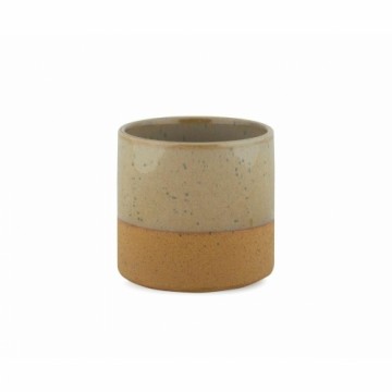 Plant pot Alexandra House Living Beige Camel Ceramic 13 x 13 x 13 cm