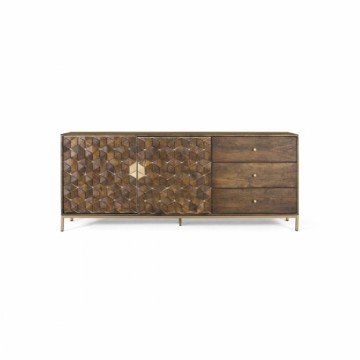 Sideboard Alexandra House Living Golden Natural Metal Mango wood 190 x 77 x 40 cm