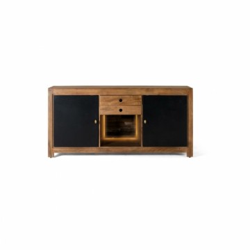 Sideboard Alexandra House Living Black Natural Metal Mango wood 160 x 78 x 40 cm