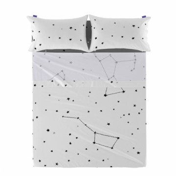 Top sheet HappyFriday Blanc Constellation Multicolour 180 x 270 cm (Stars)