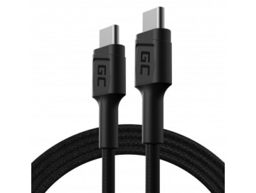 Green Cell KABGC30 USB cable USB 2.0 1.2 m USB C Black