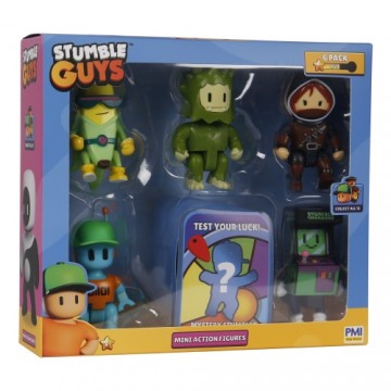 P.m.i. Kids World STUMBLE GUYS S2 MINI ACTION FIGURES - 6 PACK DELUXE BOX VER.A