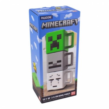 PP MINECRAFT STACKING MUGS