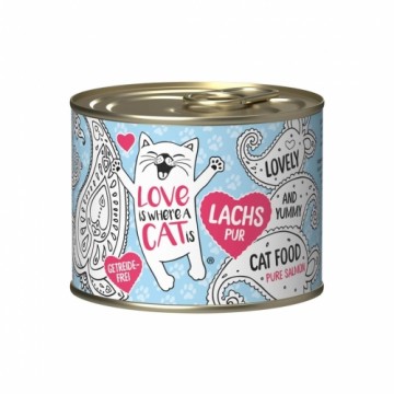 LOVE IS WHERE A CAT IS®  Salmon - wet cat food - 190g