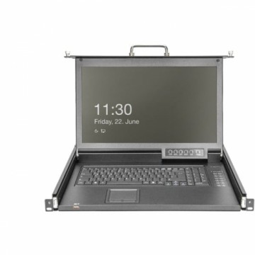 Modulare HD LCD KVM Konsole mit 17" TFT 1 Port VGA, KVM-Switch