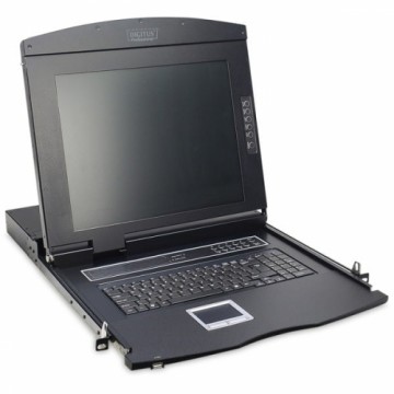 Digitus 19" KVM Konsole 17"TFT 8p Cat5, KVM-Switch