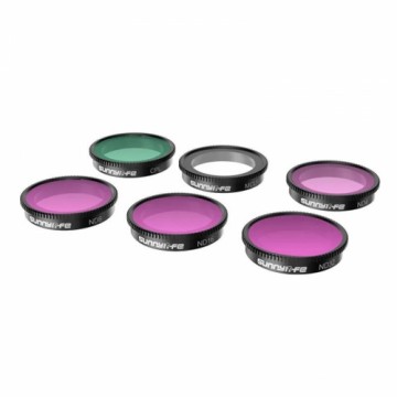 Set of 6 filters MCUV+CPL+ND4+ND8+ND16+ND32 Sunnylife for Insta360 GO 3|2