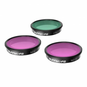 Set of 3 filters CPL+ND8+ND16 Sunnylife for Insta360 GO 3|2