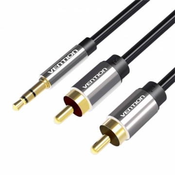 Cable Audio 2xRCA to 3.5mm Vention BCFBJ 5m (black)