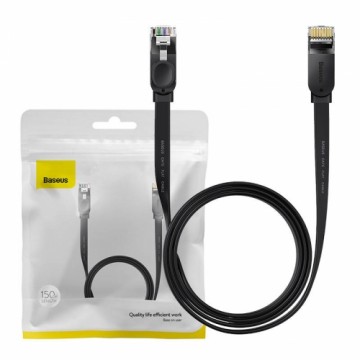 Baseus Ethernet RJ45, 1Gbps, 1.5m network cable (black)