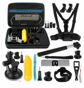 Puluz 20 in 1 accessories set for action cameras | GoPro | HERO9 (EVA)