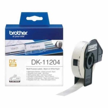 Этикетки для принтера МФУ Brother DK11204 Белый бумага