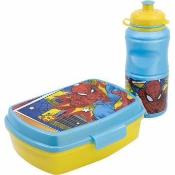 Piknika Statīva un Pudeles Komplekts Spider-Man CZ11279 380 ml 17 cm Plastmasa