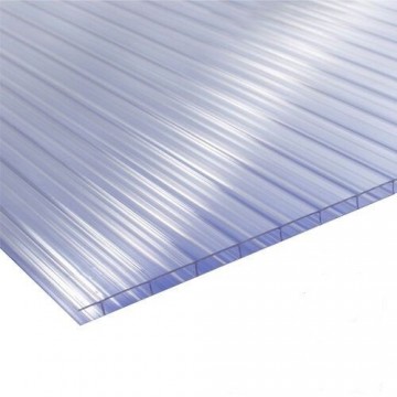 Polycarbonate 4 mm, clear, 1,05x2m;