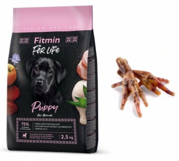 FITMIN Dog For Life Puppy - Karma sucha dla psów - 2,5kg