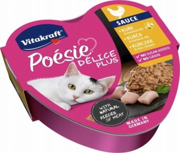 VITAKRAFT Poesie delice PLUS kurczak - Przysmak dla kota - 85g