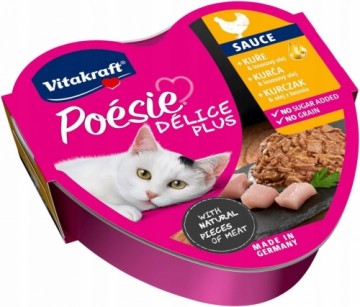 VITAKRAFT Poesie delice PLUS łosoś - Przysmak dla kota - 85g