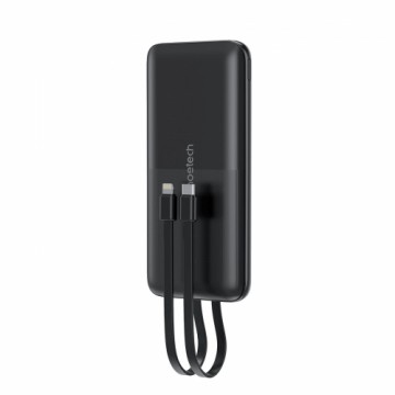 Powerbank Choetech B654 10000mAh 22.5W USB-A | USB-C | micro USB with built-in USB-C | Lightning cable - black