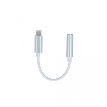 Setty adapter Lightning - audio jack 3,5mm white